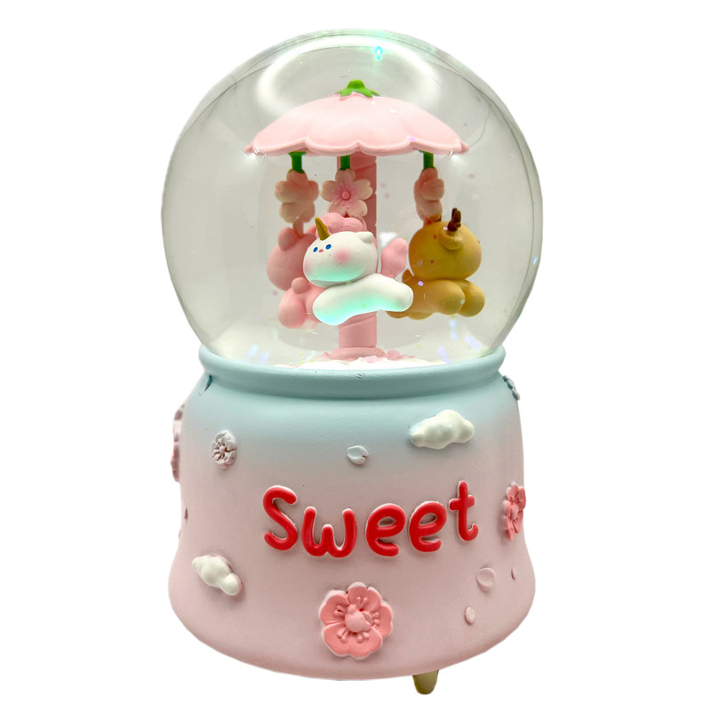 20b702dbad43985fd8496a7d6b142700 گوی موزیکال مدل پمپی Sweet طرح کراسل حیوانات دوست داشتنی کد PA1623.2.200