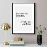 تابلو مدل Live love life کد 248901984