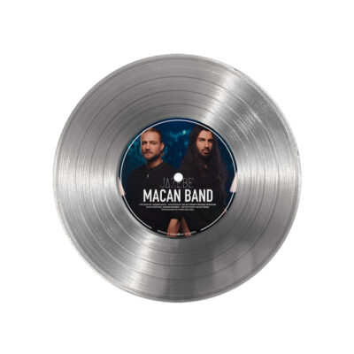 تابلو نیپ آرت طرح دیسک گرامافون مدل 9146 فریم نقره ای