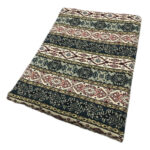 روفرشی مدل جاجیم ترکمن طرح 2 رو کد 03 زمینه کرم