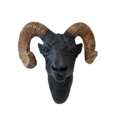 مجسمه مدل دیواری طرح سر قوچ کد 160