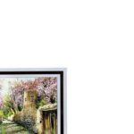 تابلو فرش ماشینی مدل کوچه باغ کد 8859