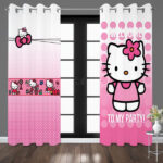 پرده مدل کیتی 2602-2603 سایز 140x280 سانتی متر