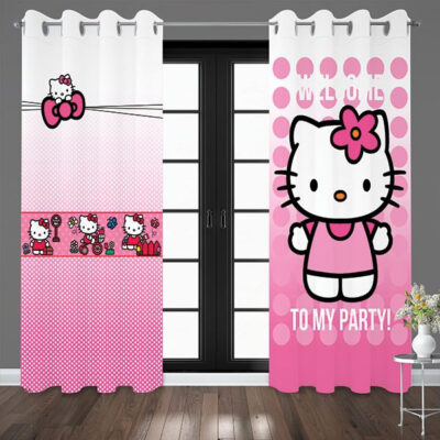 پرده مدل کیتی 2602-2603 سایز 140x280 سانتی متر