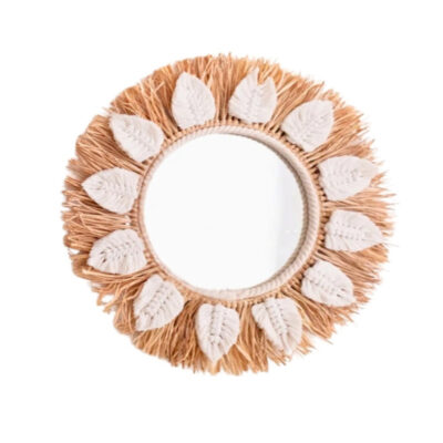 آینه مدل الیاف حصیری طرح لیانا