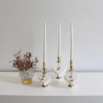 شمعدان مدل ویولت بسته 3 عددی