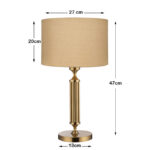 آباژور رومیزی زیمادور مدل کارتر کد ZD-02