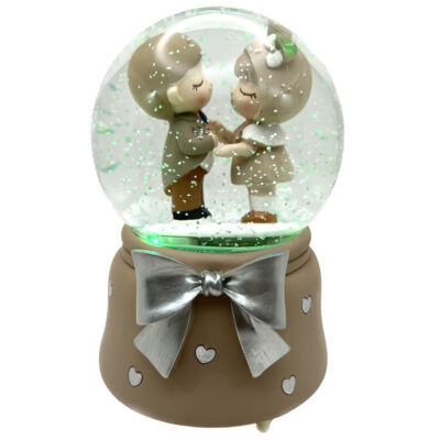 گوی موزیکال مدل پمپی Love طرح عشق دختر گوش خرگوشی کد PA4282