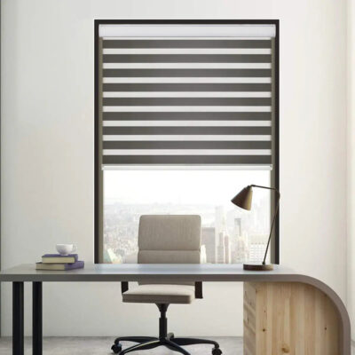 پرده زبرا زیو مدل اداری سایز 200x180 سانتی متر