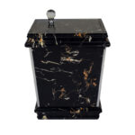 ست سطل و جای دستمال کاغذی طرح سنگ کد 30301