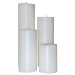 جاشمعی طرح استوانه ای 15202530 مجموعه 4 عددی