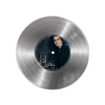 تابلو نیپ آرت طرح دیسک گرامافون مدل 9166 فریم نقره ای