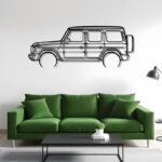 تابلو مدل فلزی طرح ماشین بنز جی کلاس کد NT04001