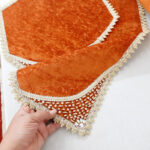 ست رومیزی 3 تکه مدل سنگ دوزی کد B-63