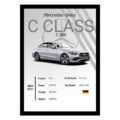 تابلو مدل ماشین مرسدس بنز سی کلاس Benz C-class