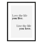 تابلو مدل Live love life کد 248901984