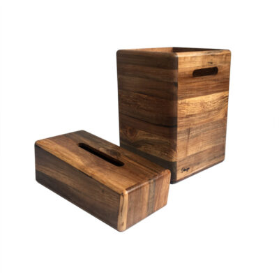 ست سطل و جای دستمال شیجا وند مدل مینیمال