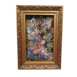 تابلو فرش دستباف طرح منیاتور بوی بهار
