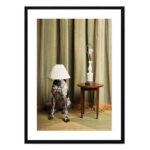 تابلو مدل Lamp doggo کد 248901662