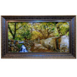 تابلو فرش دستبافت طرح کوچه باغ کد ۲۷۸۱۳۲۶