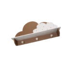 شلف دیواری اتاق کودک طرح ابر مدل MKids52-Light