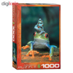 پازل 1000 تکه يوروگرافيكس پازلز طرح سه قورباغه كد 3004