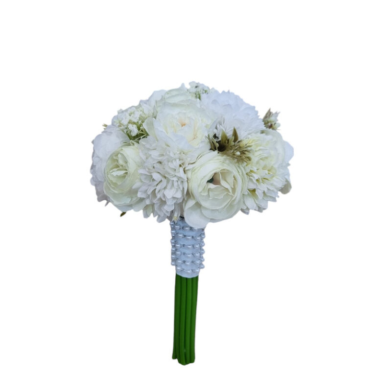 دسته گل مصنوعی مدل پیونی کد 02