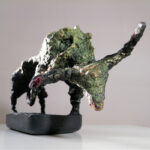 مجسمه مدل گاو وحشی مومیایی