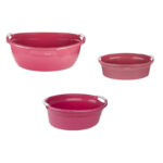 لگن حمام هوم کت مدل جاسمین مجموعه 3 عددی