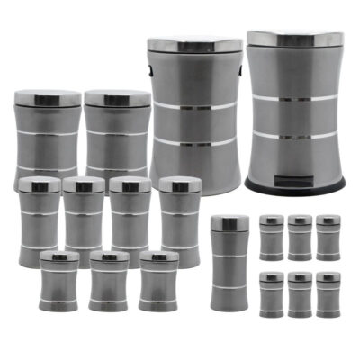 سرویس آشپزخانه 18 پارچه مدل کمرباریک کد UN - 4591