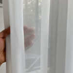 پرده مدل دوخت ساده حریر شاین سایز 900x275 سانتی متر