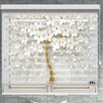 پرده زبرا زیو مدل TD-95 سایز 135x145 سانتی متر