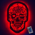 چراغ خواب مدل اسکلت ریموت دار