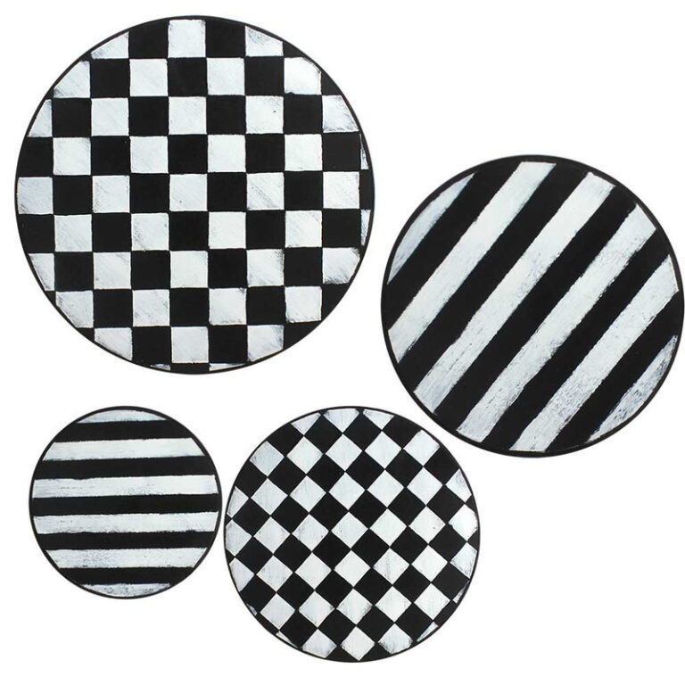 دیوارکوب مدل هاشورو شطرنجی مجموعه ۴ عددی