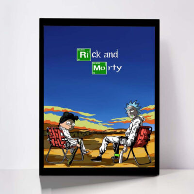 تابلو مدل Rick & Morty کد F-1050