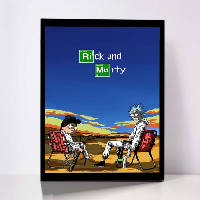 تابلو مدل Rick & Morty کد F-1050