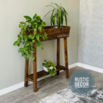 استند گلدان روستیک دکور مدل فلاور باکس