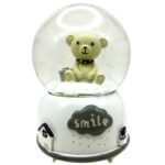 گوی موزیکال مدل پمپی Smile طرح خرس کوچک و جعبه هدیه کد PB4041