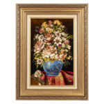 تابلو فرش دستباف سی پرشیا مدل گل در گلدان کد 903949