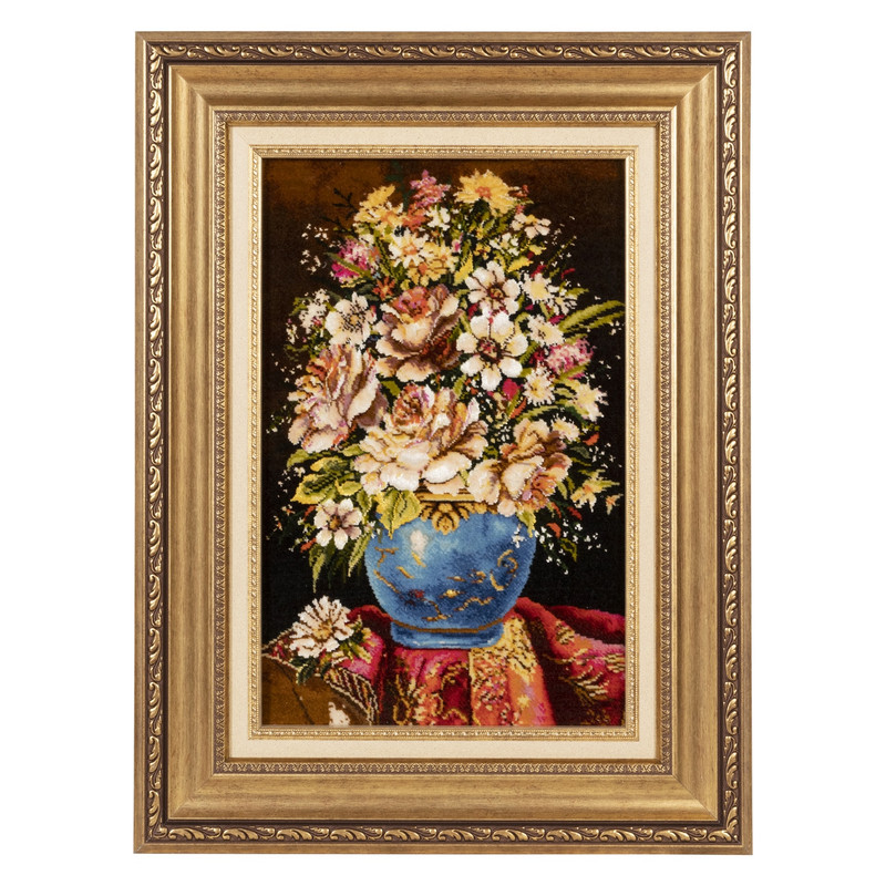 3d5424306ce9a64ad1d4a65c29d928f9 تابلو فرش دستباف سی پرشیا مدل گل در گلدان کد 903949