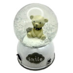 گوی موزیکال مدل پمپی Smile طرح خرس کوچک و جعبه هدیه کد PB4041