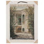 تابلو فرش دستباف سی پرشیا طرح خانه یزدی کد 903996