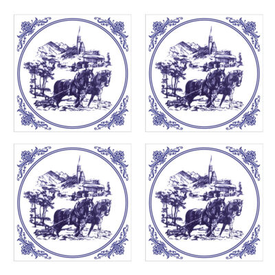 رومیزی مدل مخمل کد M0121 بسته 4 عددی