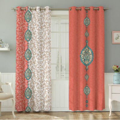 پرده نیروانا طرح مدرن مدل هازان کد 9020 سایز 140×280 سانتی متر