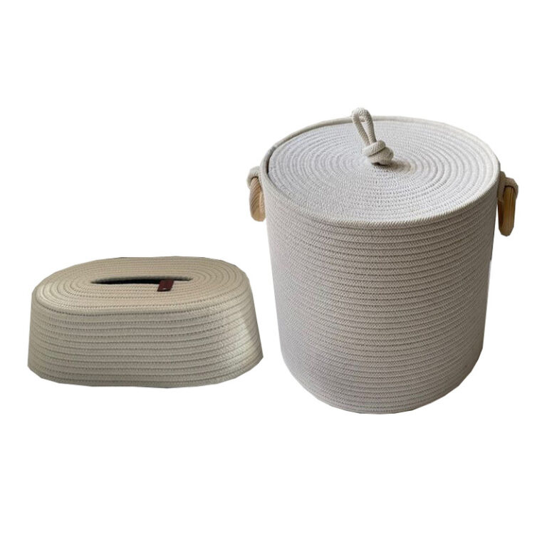 ست سطل زباله و جای دستمال مدل 3