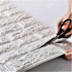 دیوارپوش مدل فومی پشت چسب دار طرح آجر بسته 10 عددی