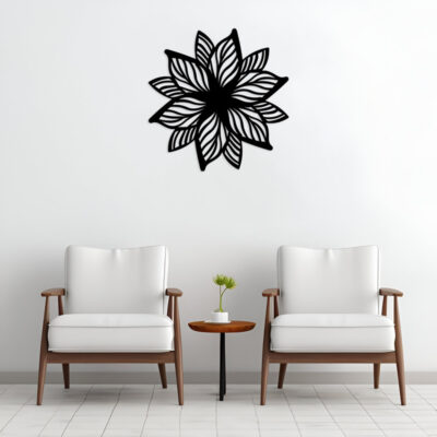 دیوارکوب مدل گلبرگ فلزی کد zb7