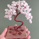 دکوری مدل درختچه سنگی جید کد 195