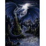 پازل 1500 تکه راونزبرگر مدل The Black Blue Dragon کد 12000731
