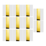 دیوارپوش مدل تایل بین کابینتی پشت چسبدار کد 30030 بسته 11 عددی